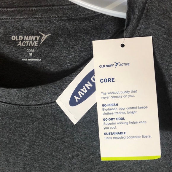 NEW OLD NAVY Oder Control Go Dry Cool Wicking Active Core workout top shirt NWT - Picture 6 of 7